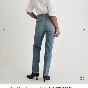 Madewell 90s Curvy Straight Jeans